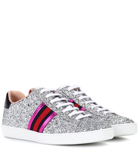 gucci glitzer sneaker|farfetch gucci sneakers for women.